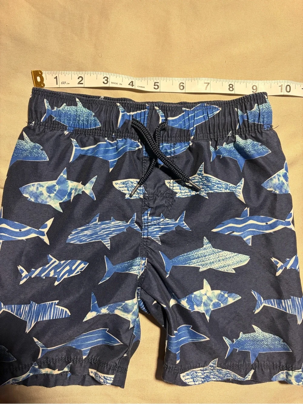 Toddler 3T Old Navy Shark Bathing Suit Swimming Trunks